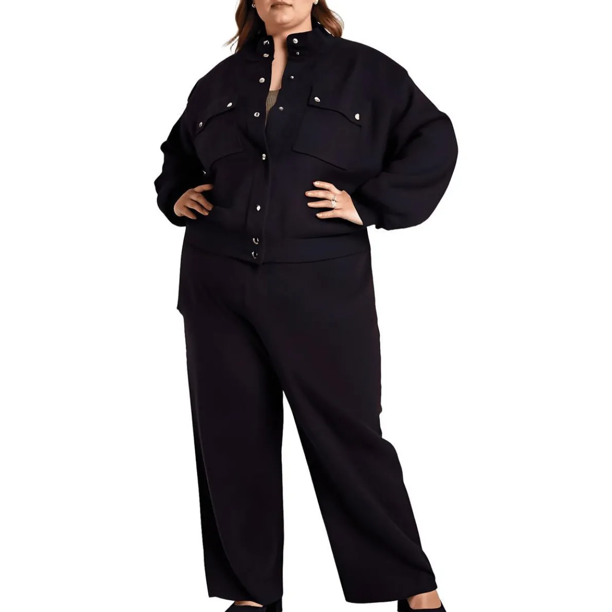 Plus Pocket Knit Soft Shell Jacket