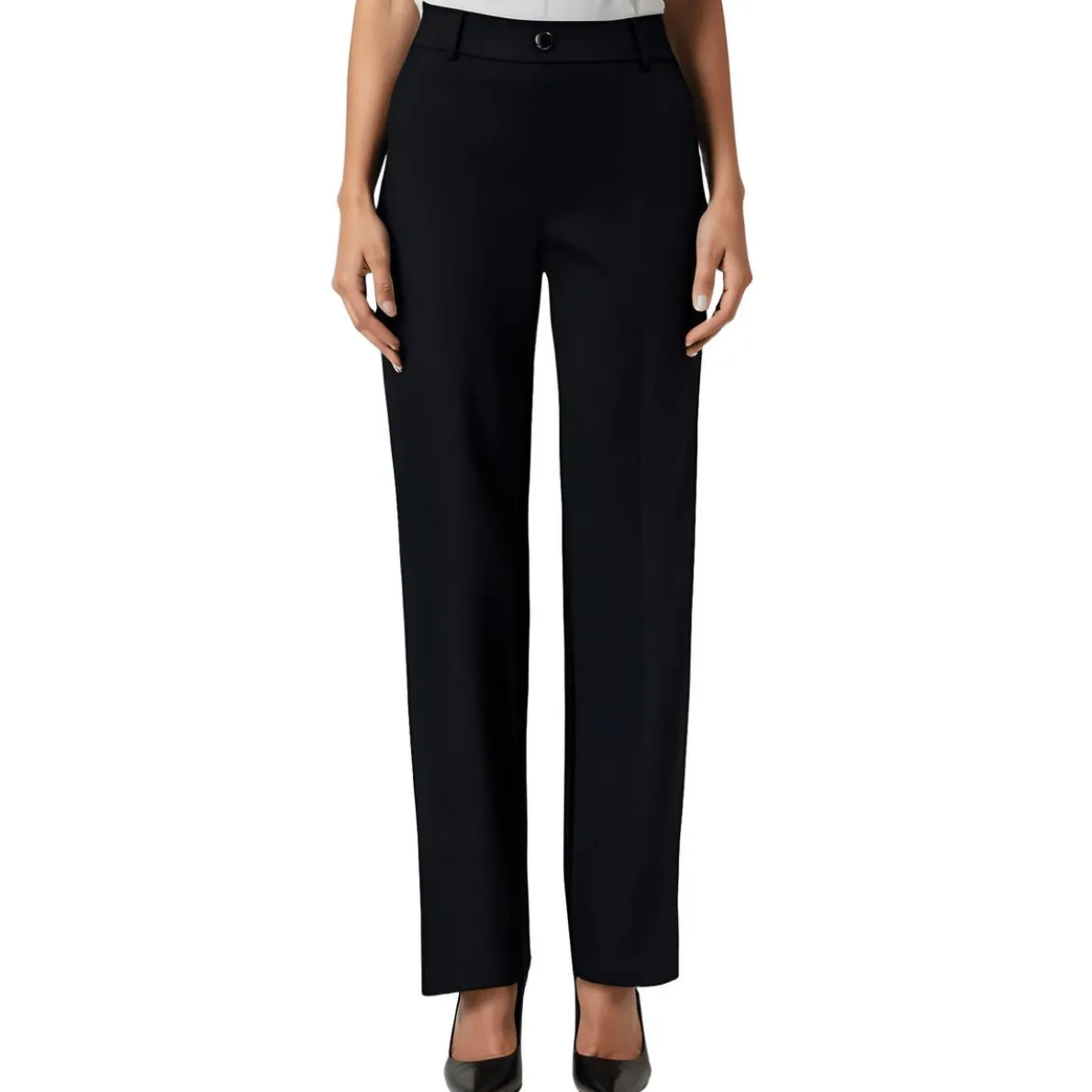 Pocket Straight Leg Pants