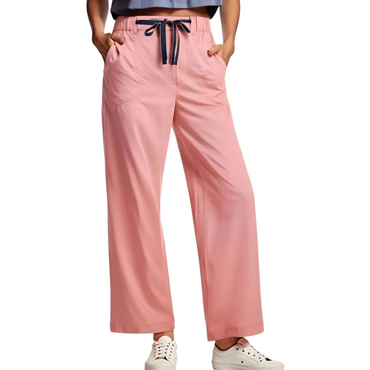 Pocket Wide Leg Pants