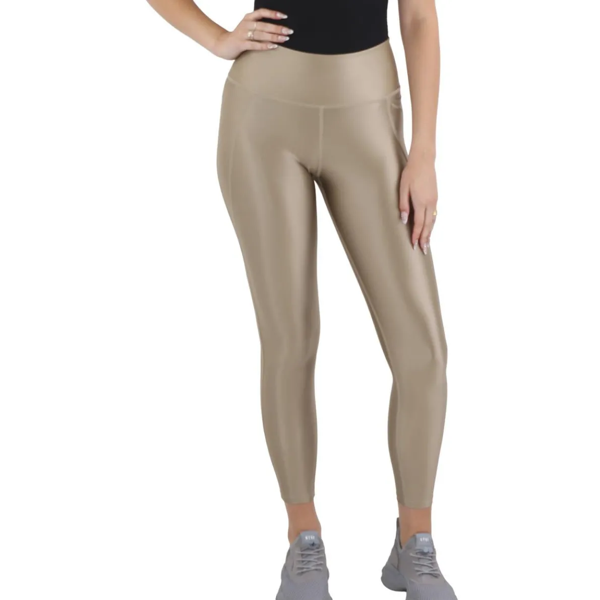 Pocket Nylon Athletic Leggings