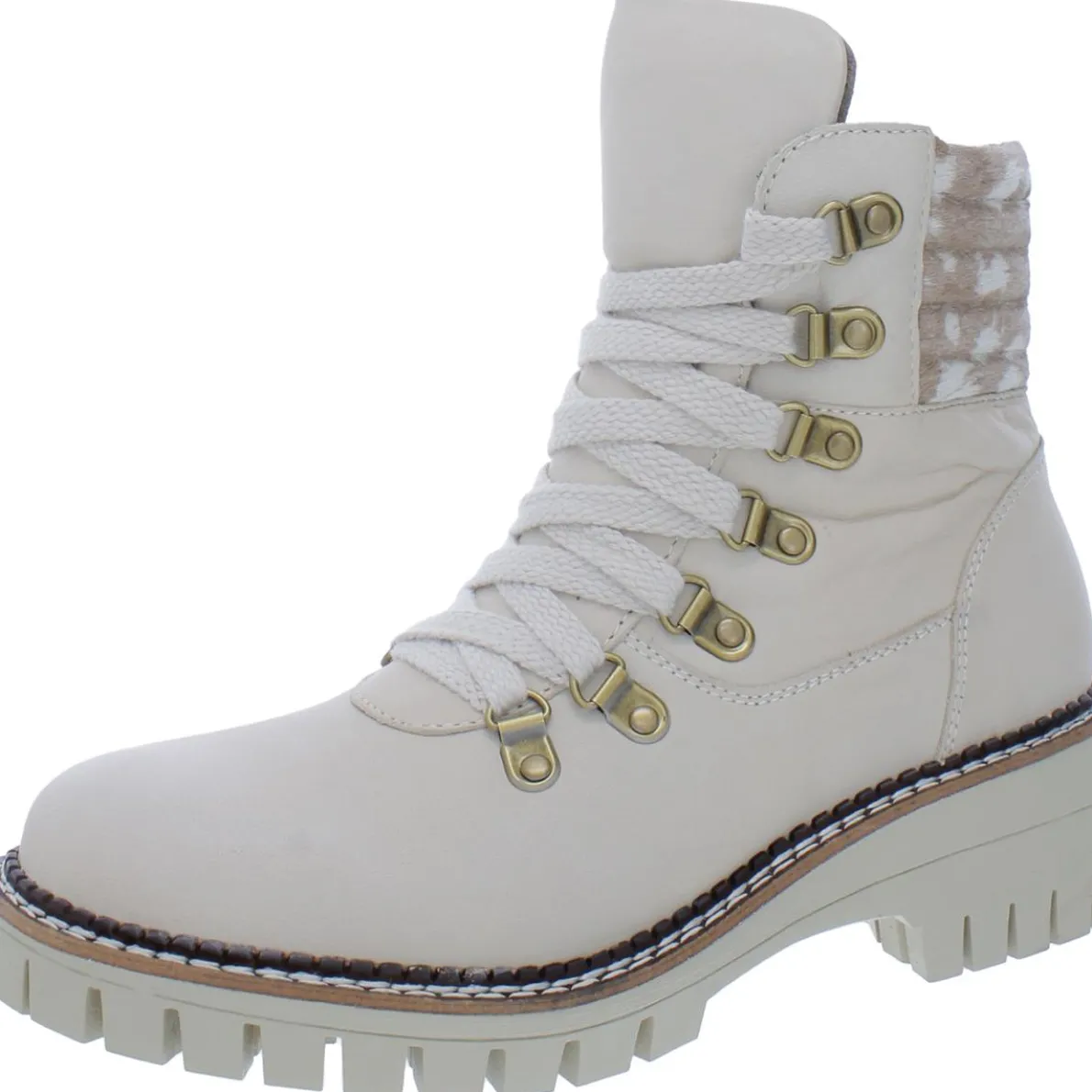 Pontiac Leather Lace Up Ankle Boots