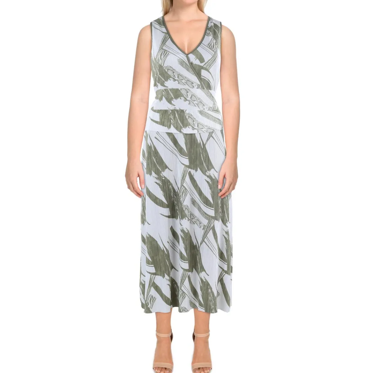 Printed Midi Dress