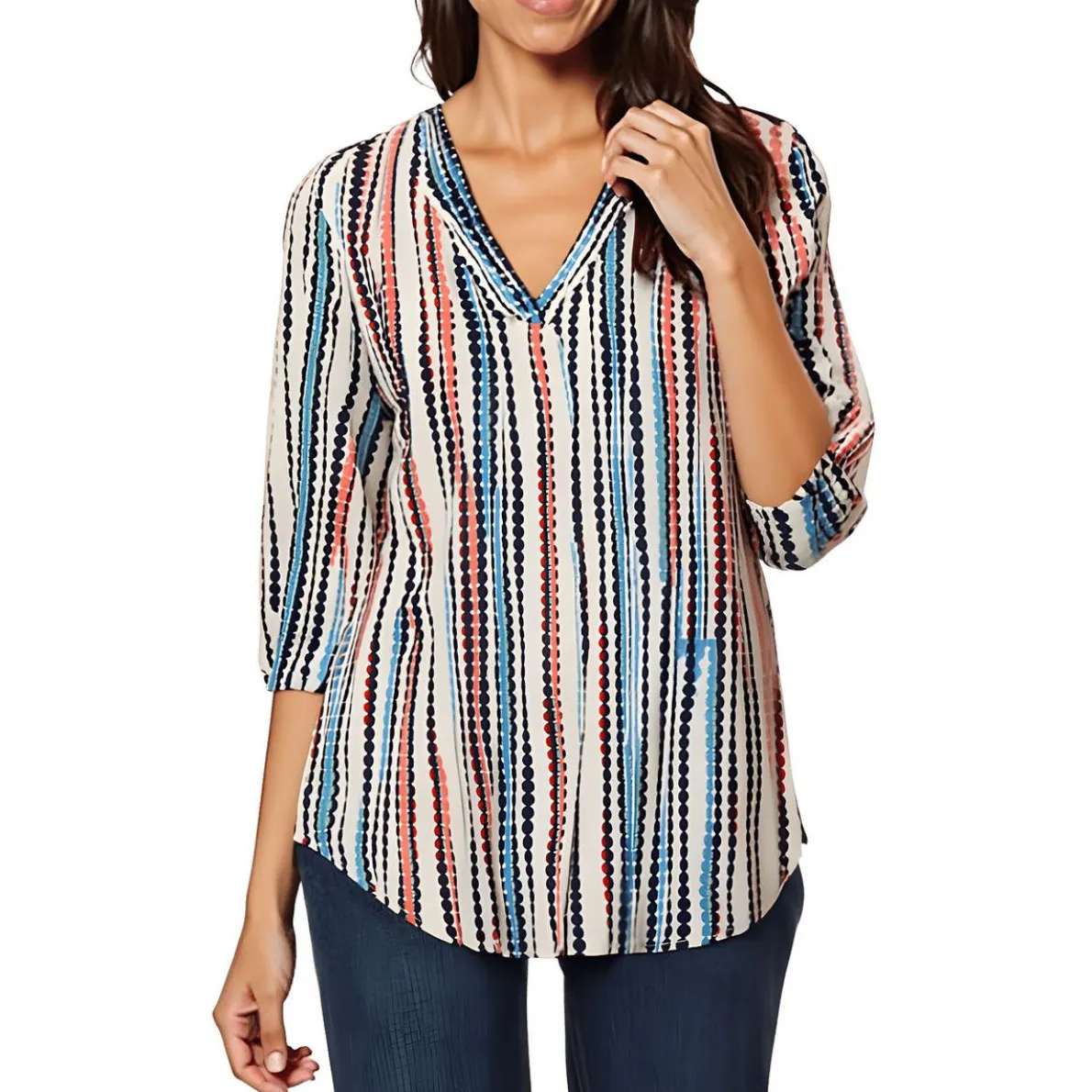 Printed Tunic Top