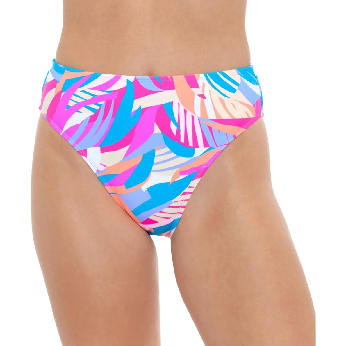 Printed High-Cut Swim Bottom Separates