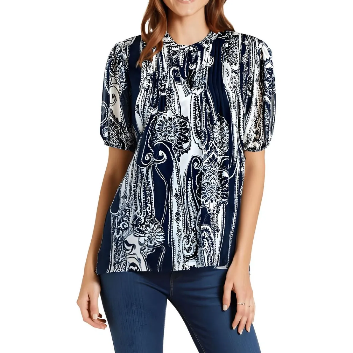 Printed Recycled Blouse