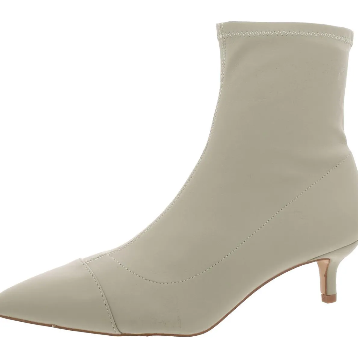 Pull On Pointed Toe Mid-Calf Boots