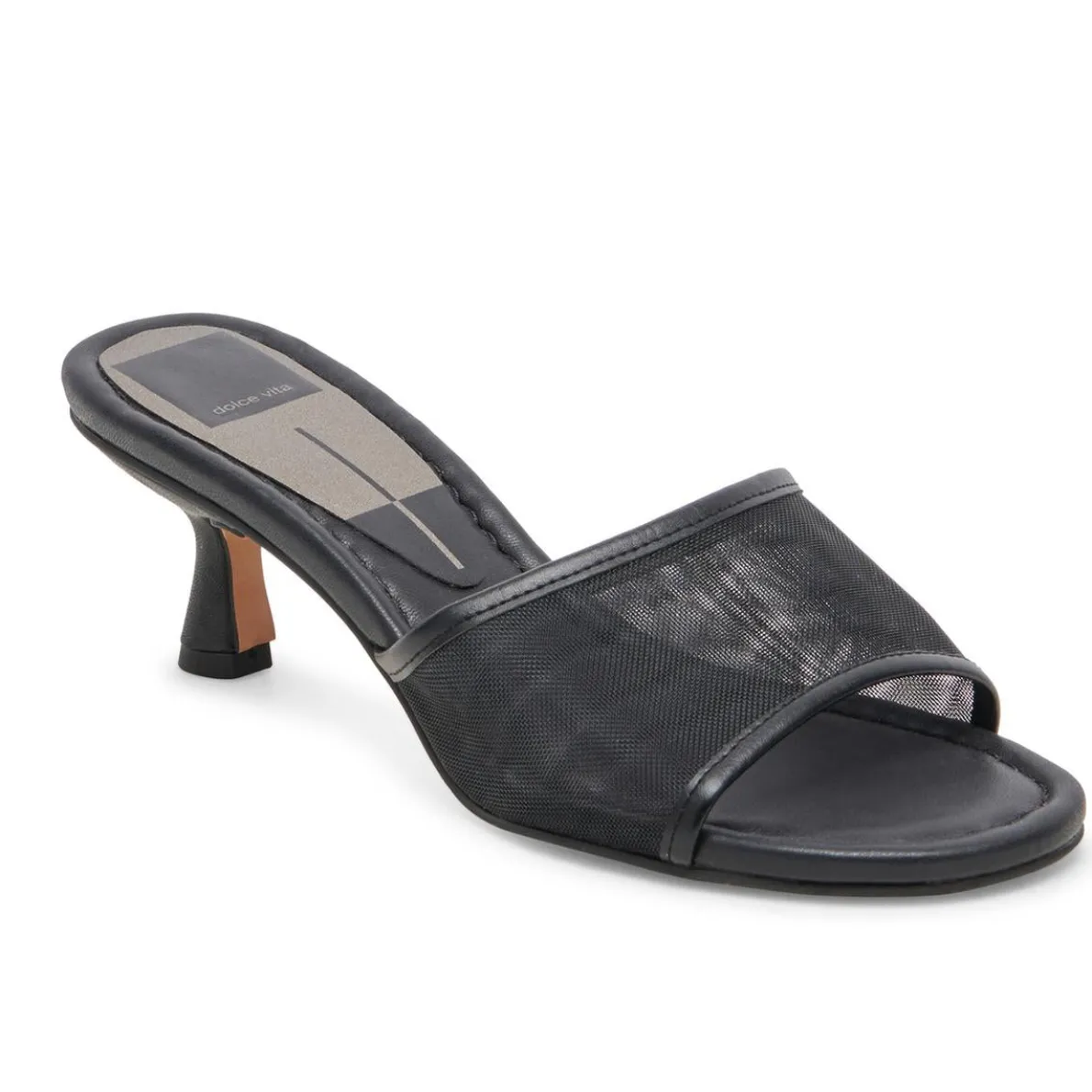 Meeza Solid Mesh Heels