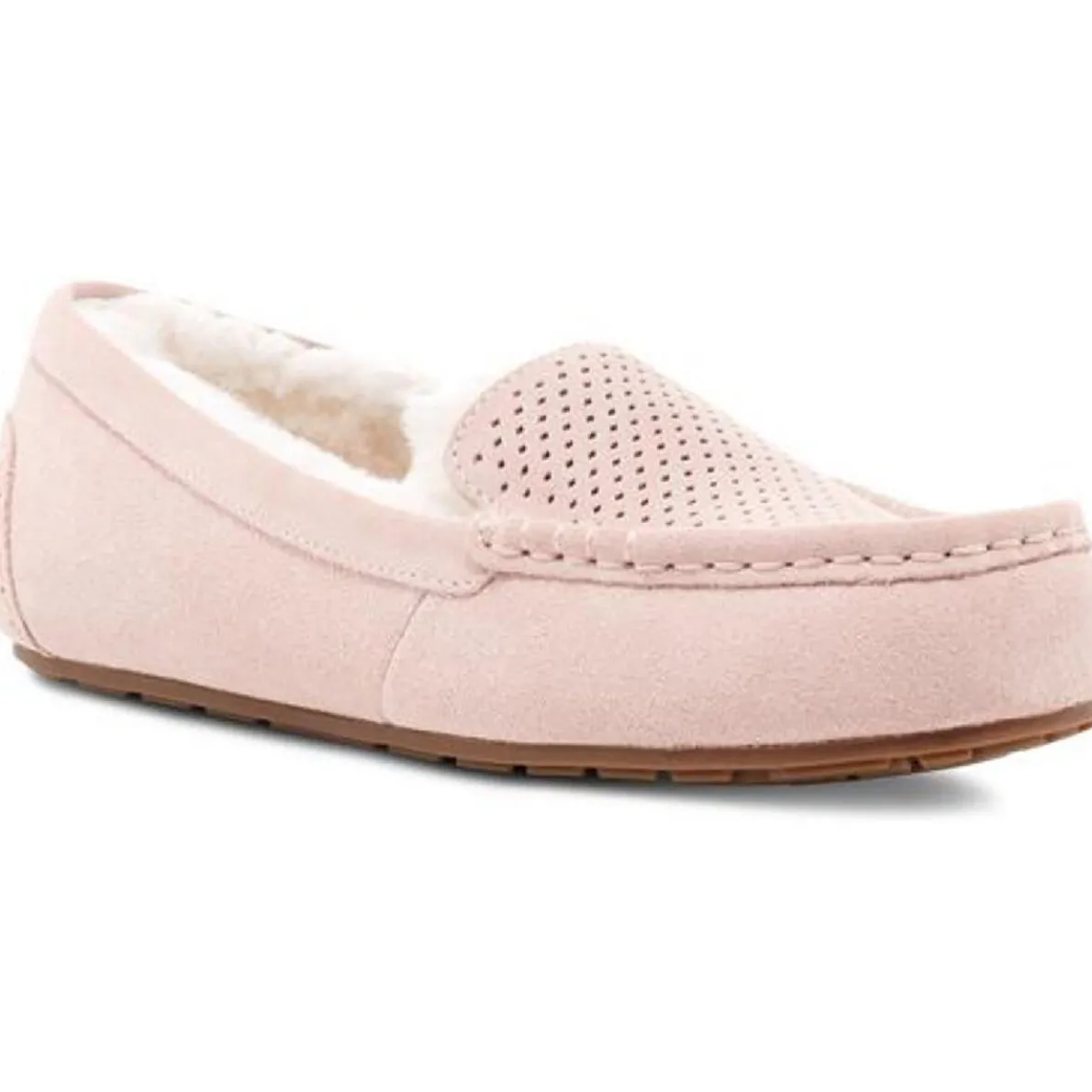 Lezly Suede Slip On Loafers