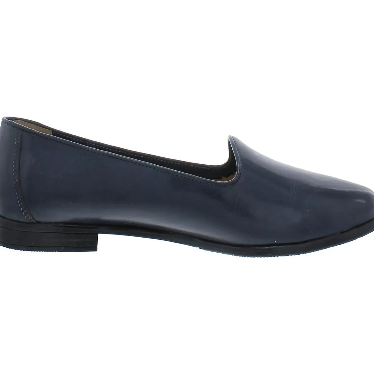 Liz Lux Leather Slip On Loafers