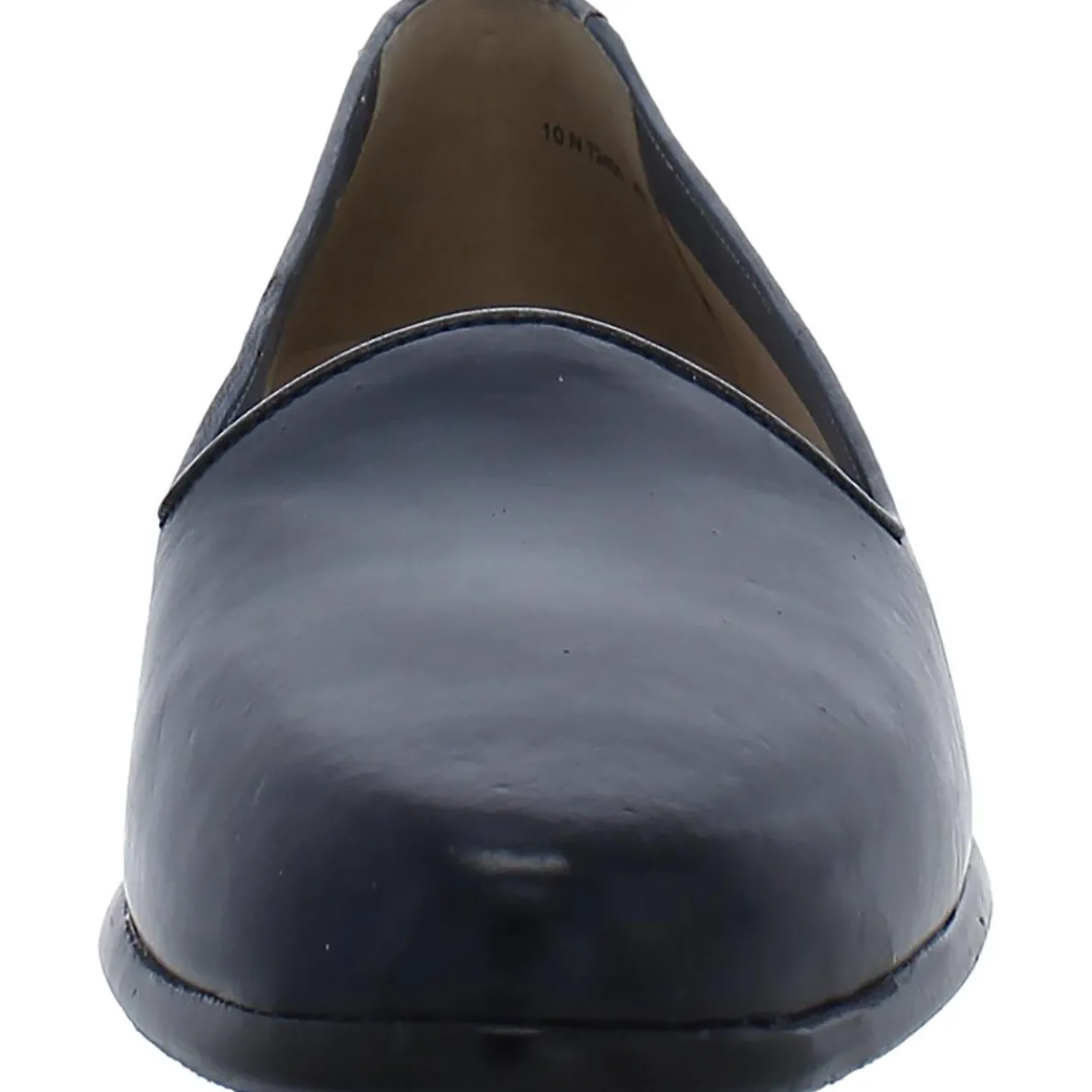 Liz Lux Leather Slip On Loafers