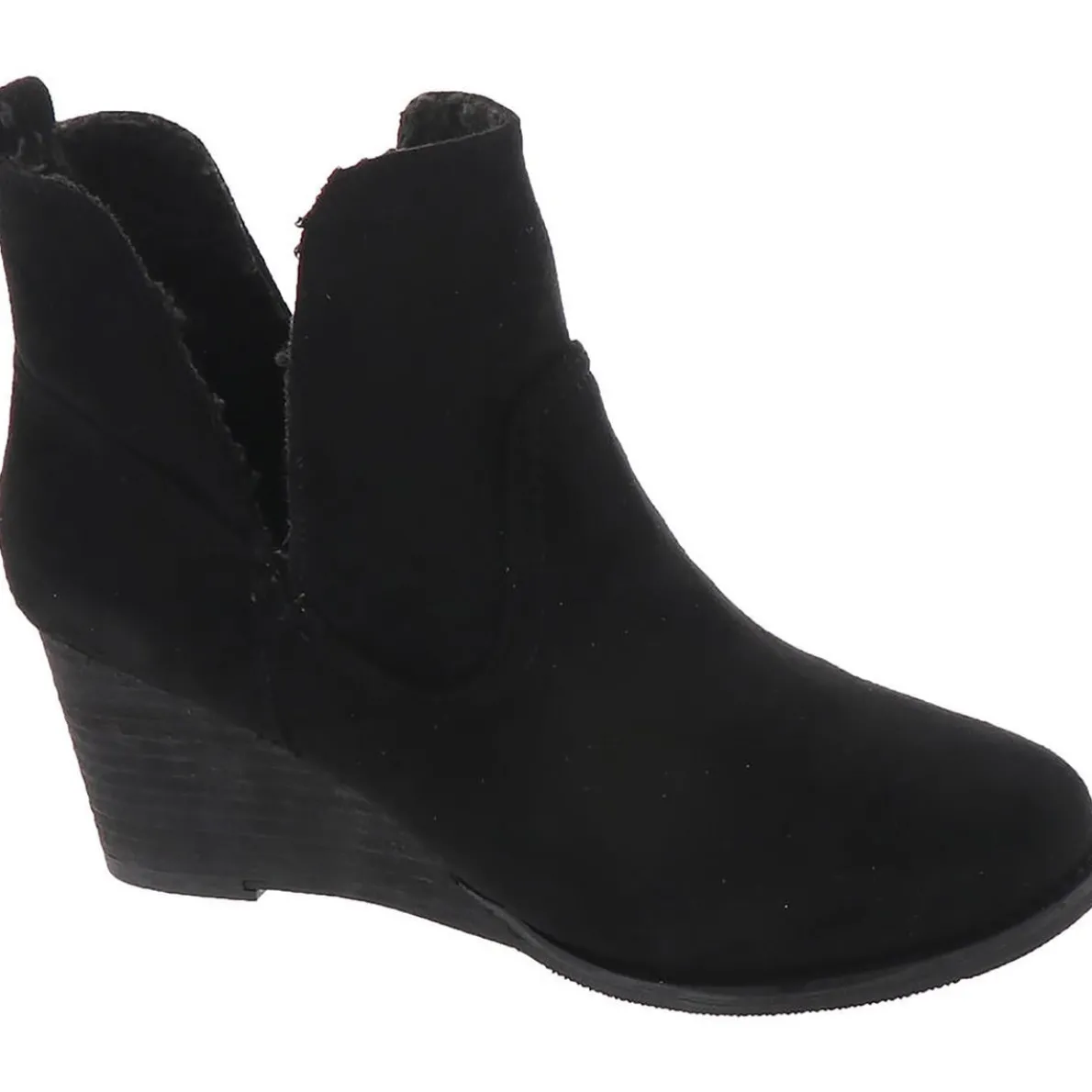 Ember Faux Suede Heels Ankle Boots