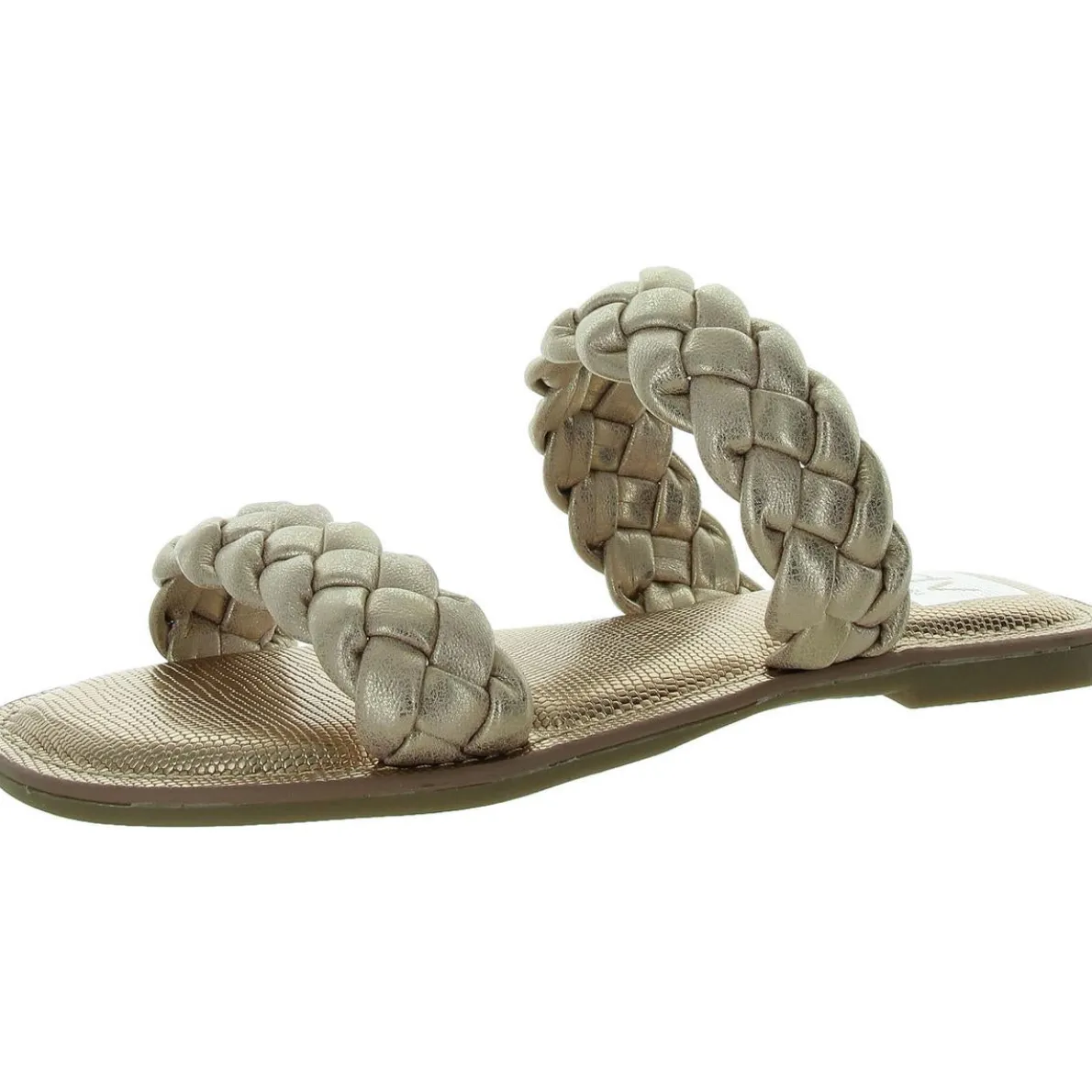 JOCEE Strappy Braided Slide Sandals