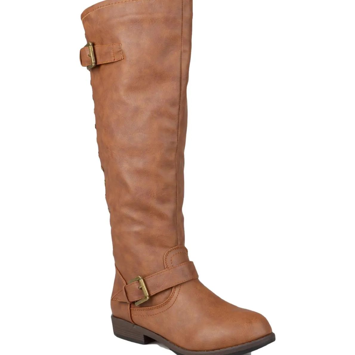 Spokane Faux Leather Riding Boots