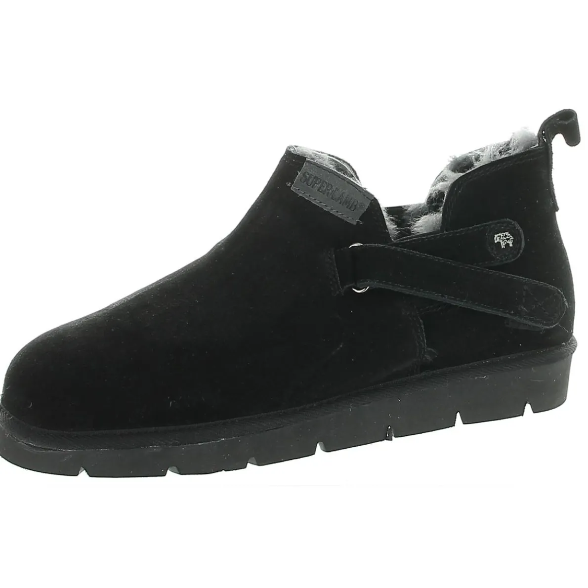 Ongi Suede Faux Fur Booties