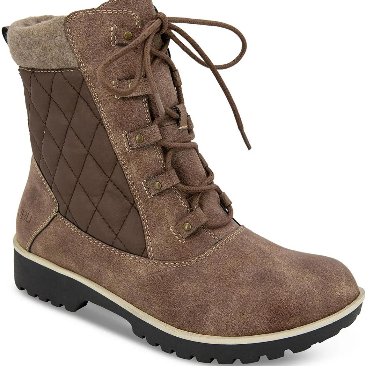 Fargo Quilted Waterproof Ankle Boots