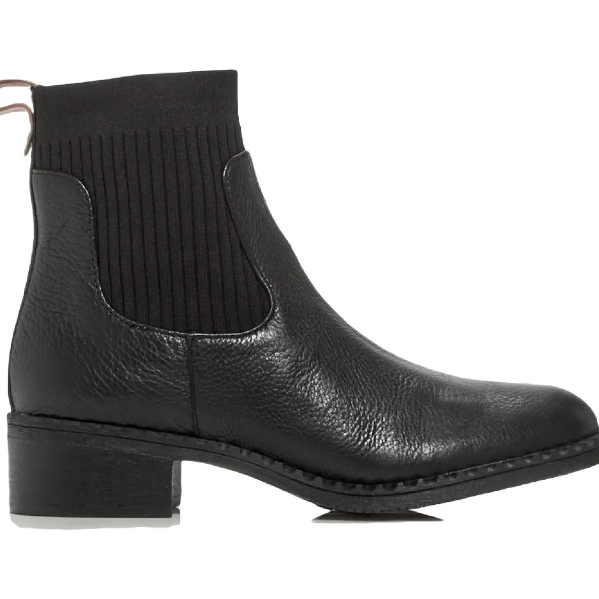 Best Chelsea Leather Embossed Ankle Boots