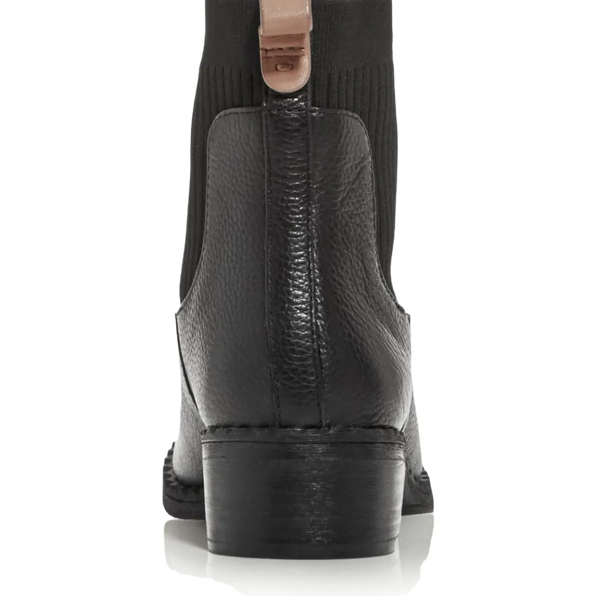 Best Chelsea Leather Embossed Ankle Boots