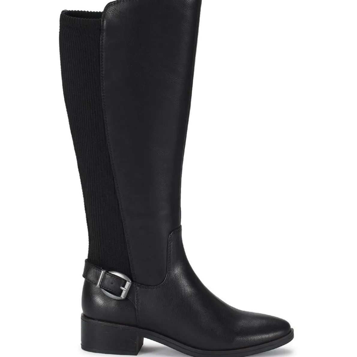 Mckayla Faux Leather Tall Knee-High Boots