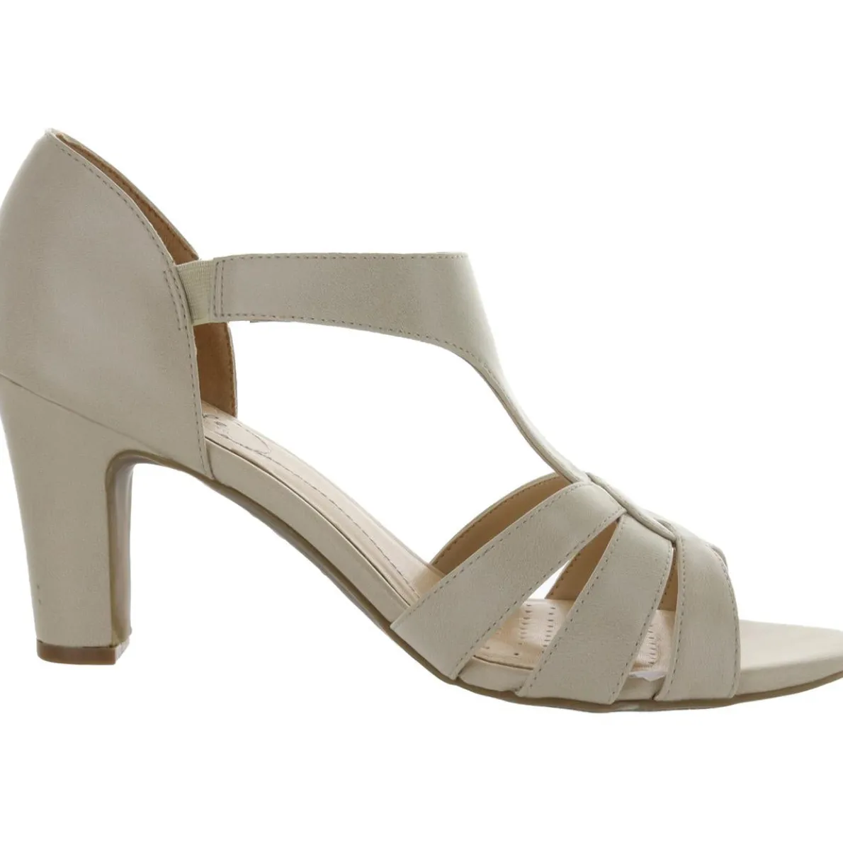 Caramel Padded Insole Slip On Pumps