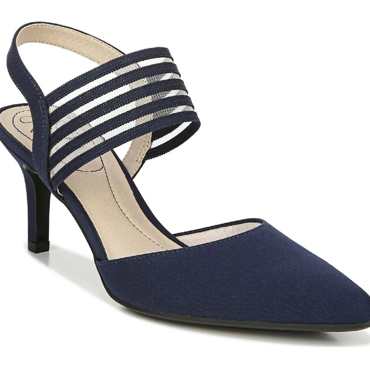 Sanya Cushioned Footbed Slingback Dress Heels