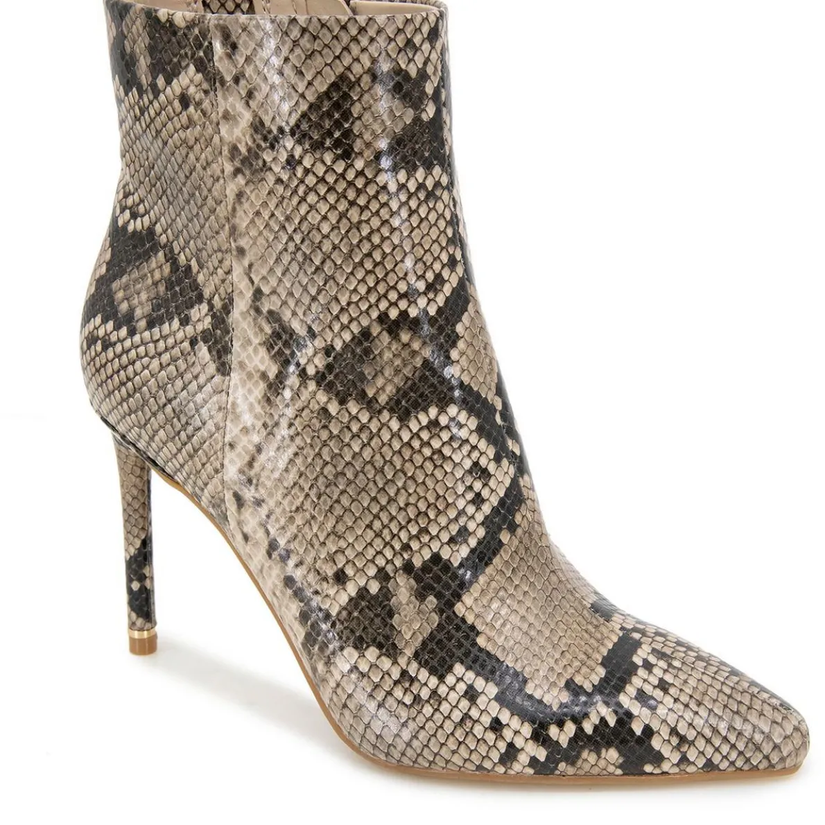 Quincy Snake Print Mid-Calf Boots