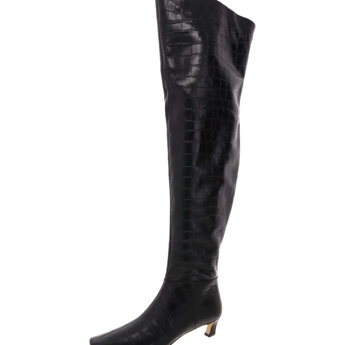 PV24E Embossed Over-The-Knee Boots