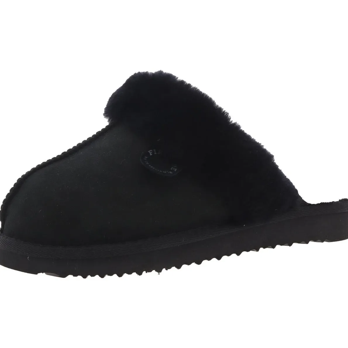 Faux Fur Suede Slide Slippers