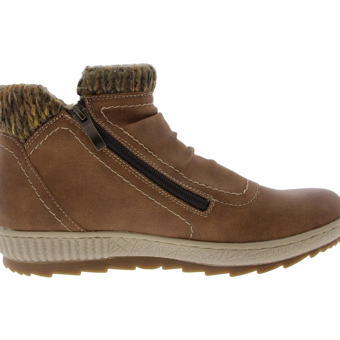 Double Zipper Ankle Boots