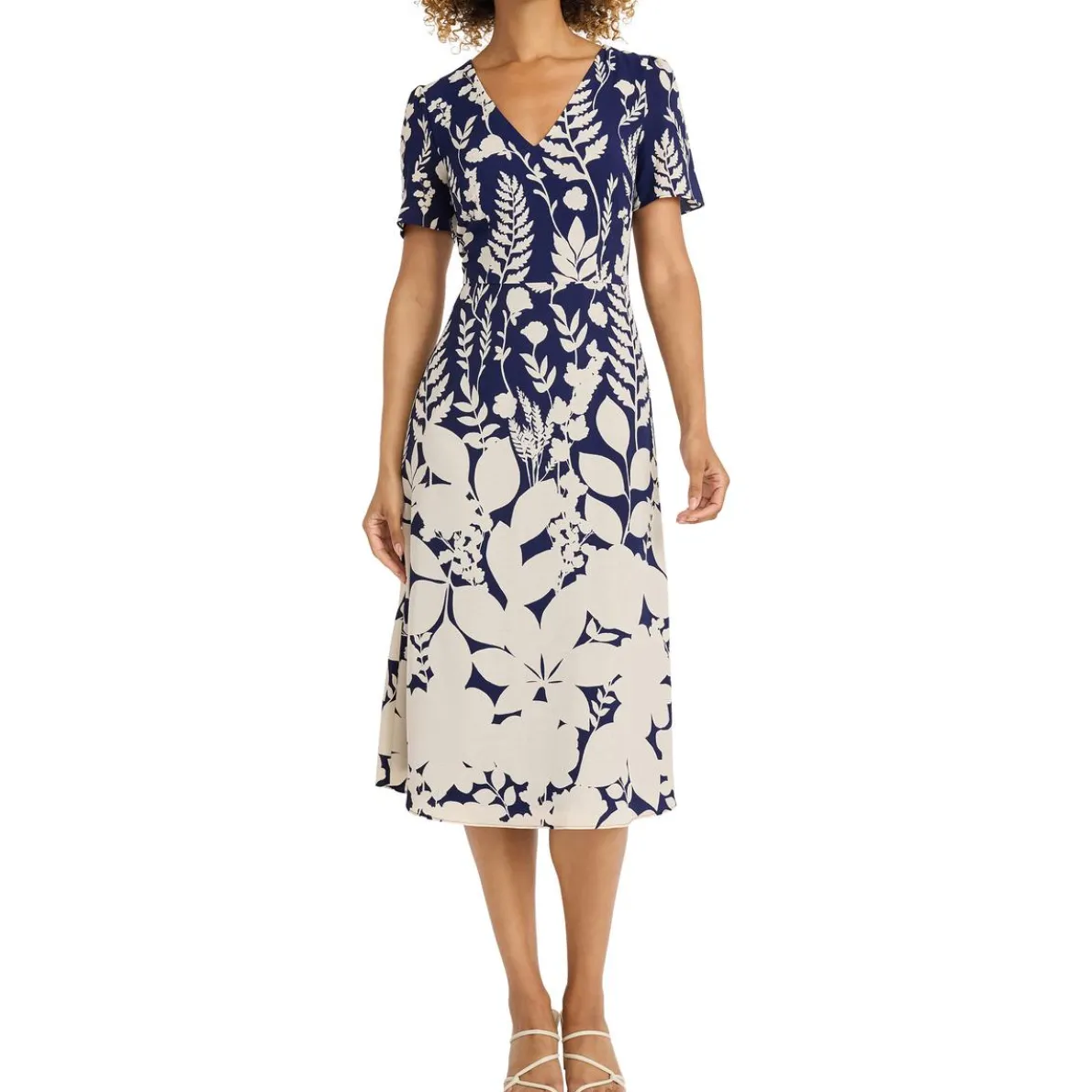 Printed Midi Dress