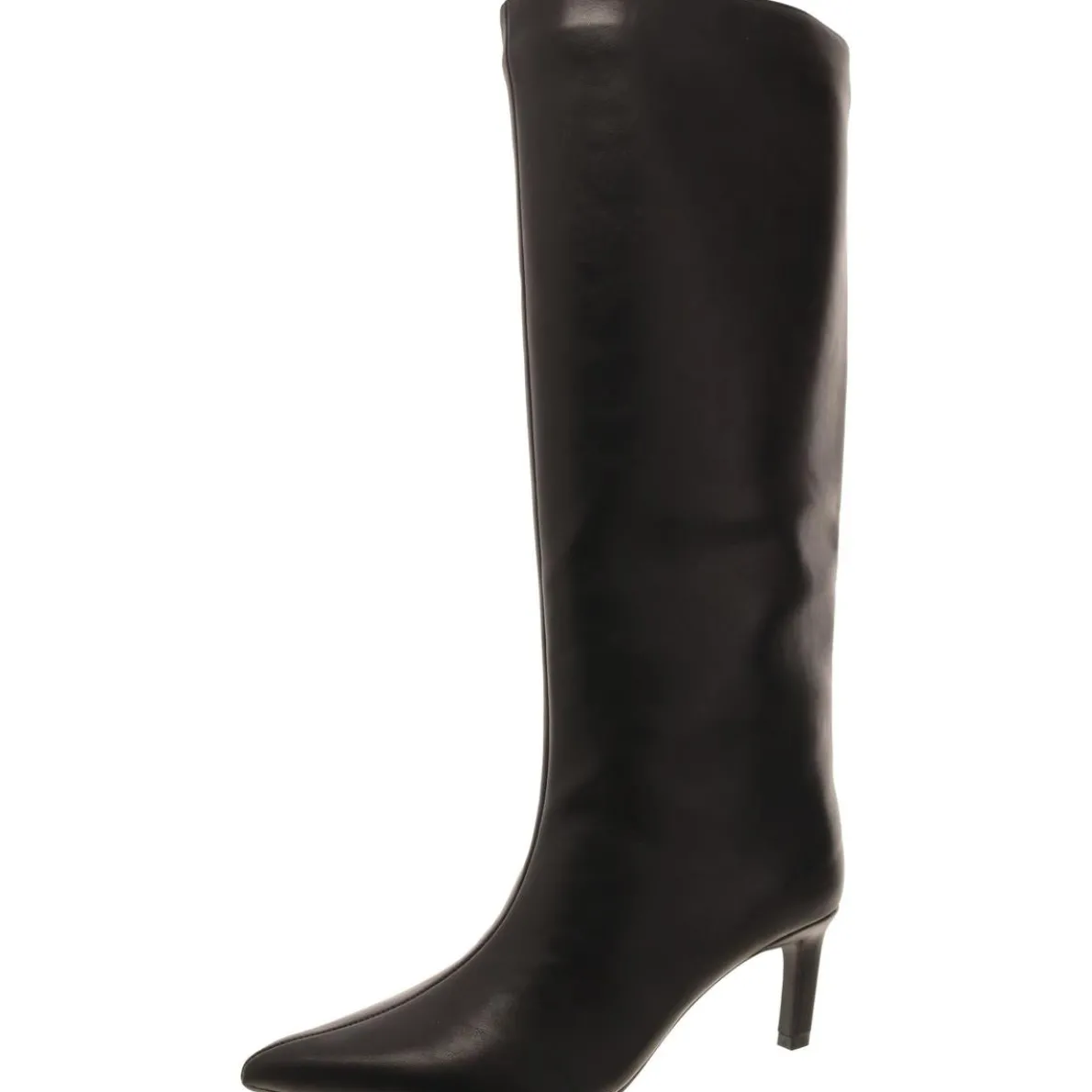 Rachelle Faux Leather Pointed Toe Knee-High Boots
