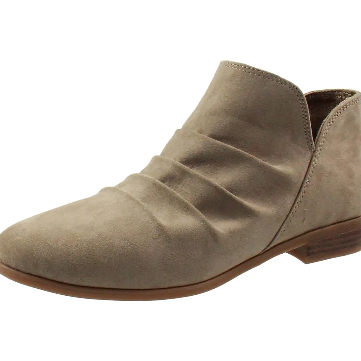 Rae Pleated Faux Suede Shooties