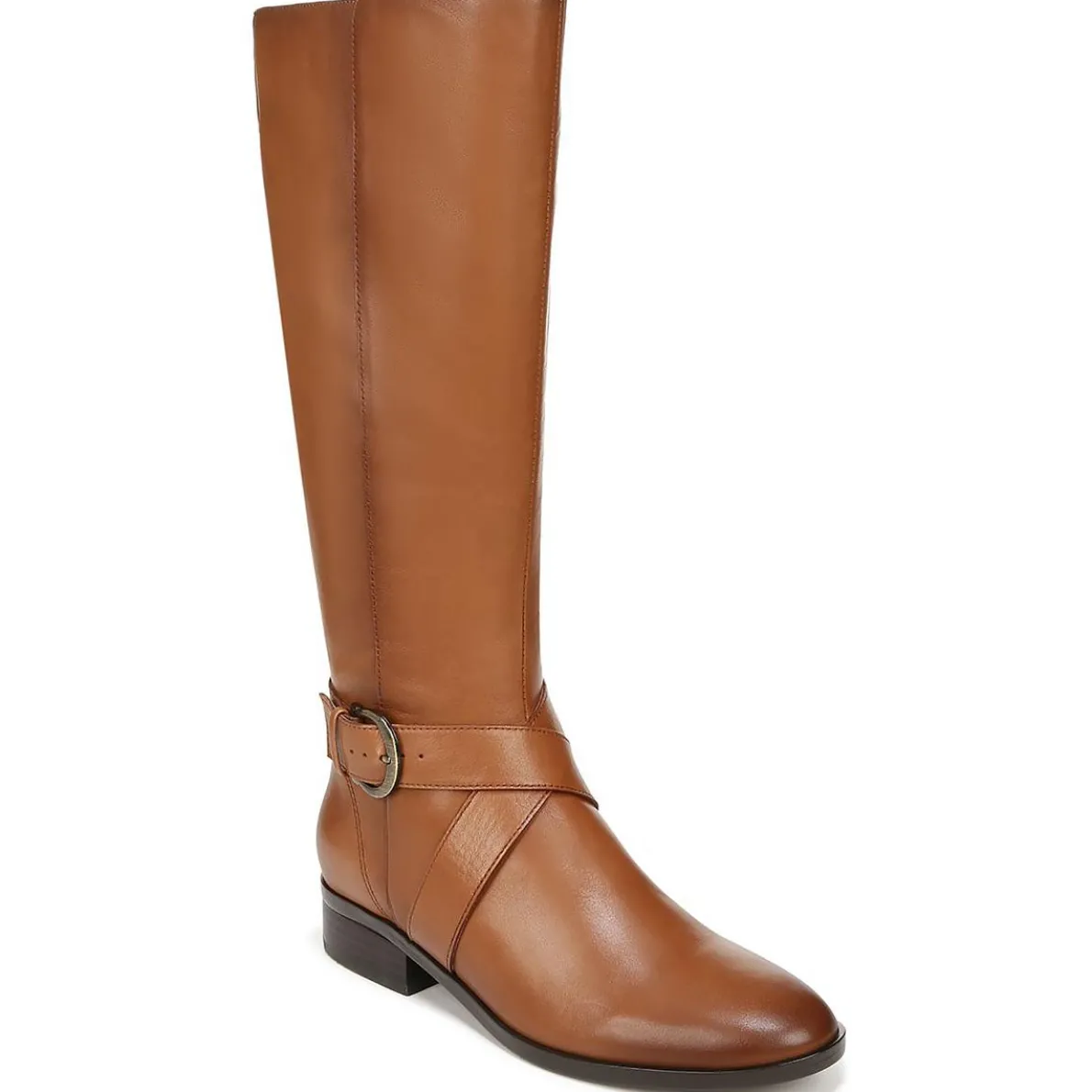Raisa Leather Narrow Calf Knee-High Boots