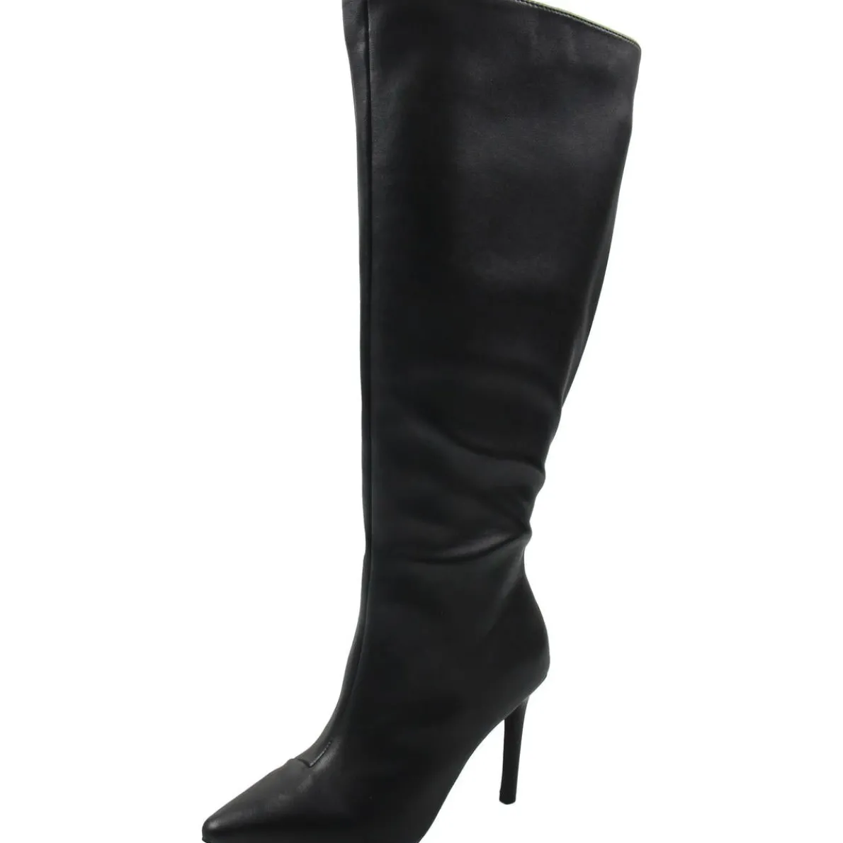 RAJELP2 Extra Wide Calf Faux Leather Knee-High Boots