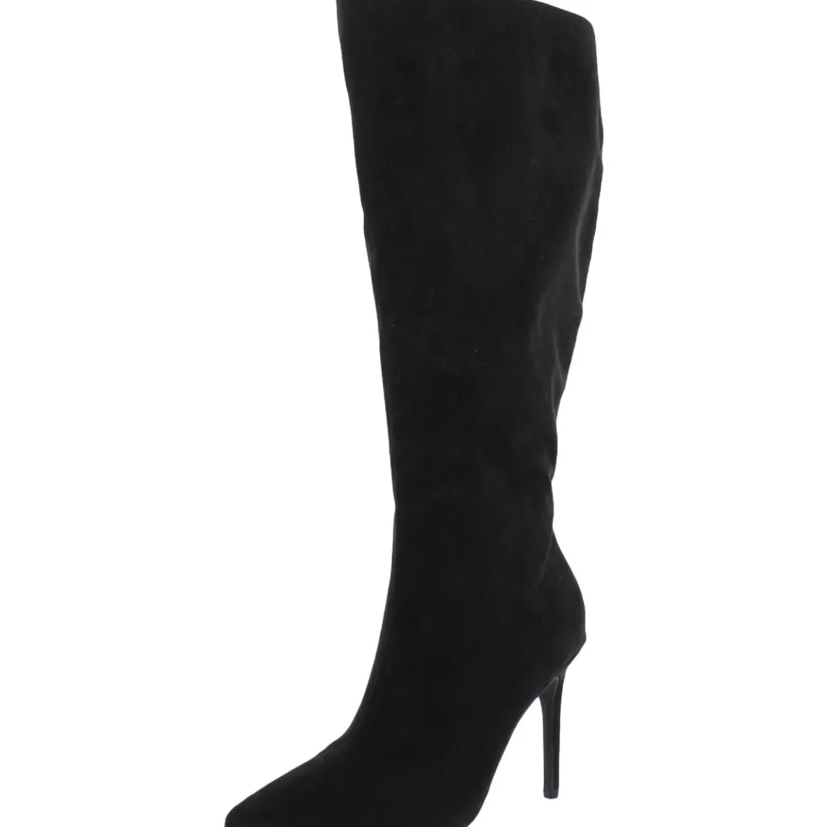 Rajelxwc Faux Suede Wide Calf Knee-High Boots