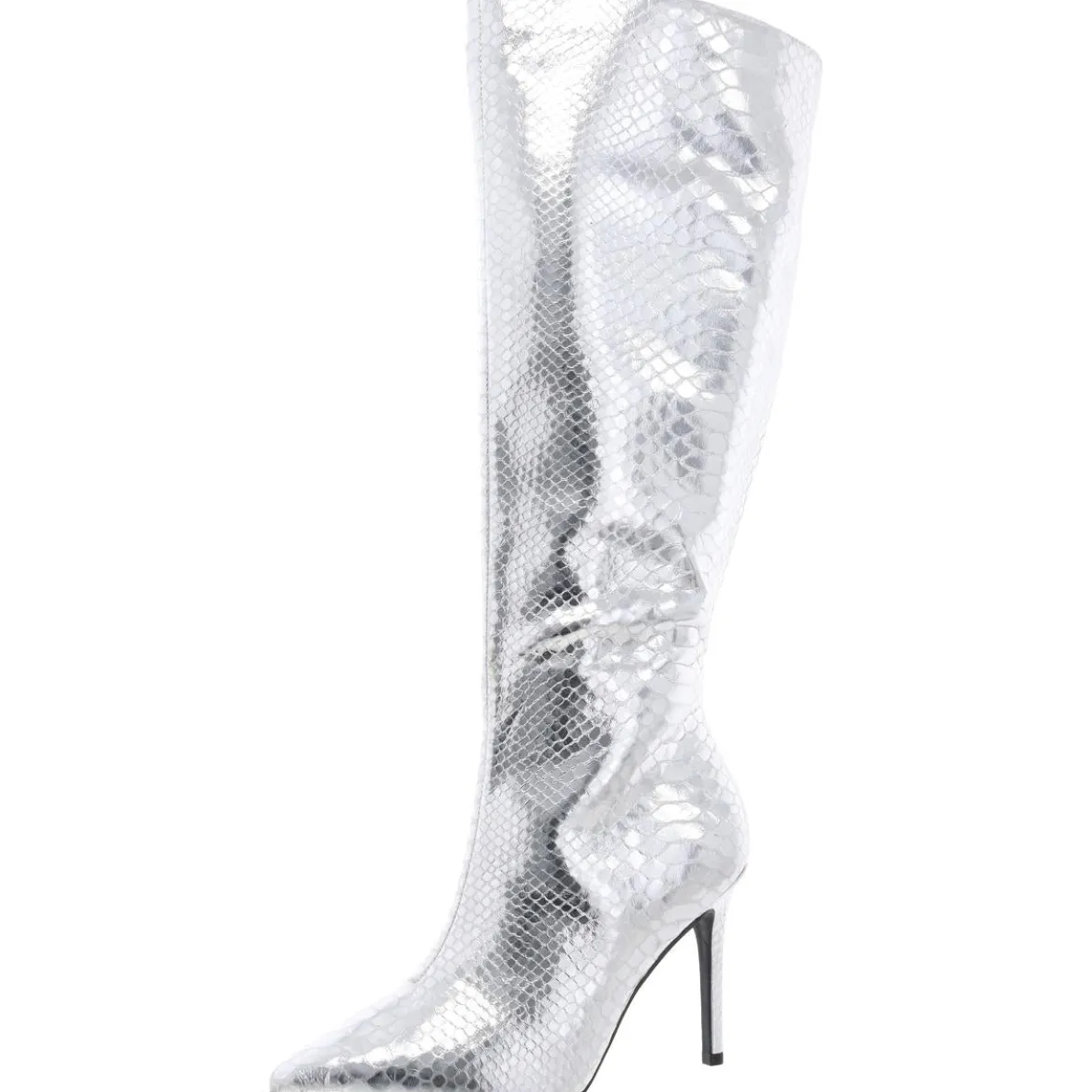 Rajelxwc Faux Suede Wide Calf Knee-High Boots