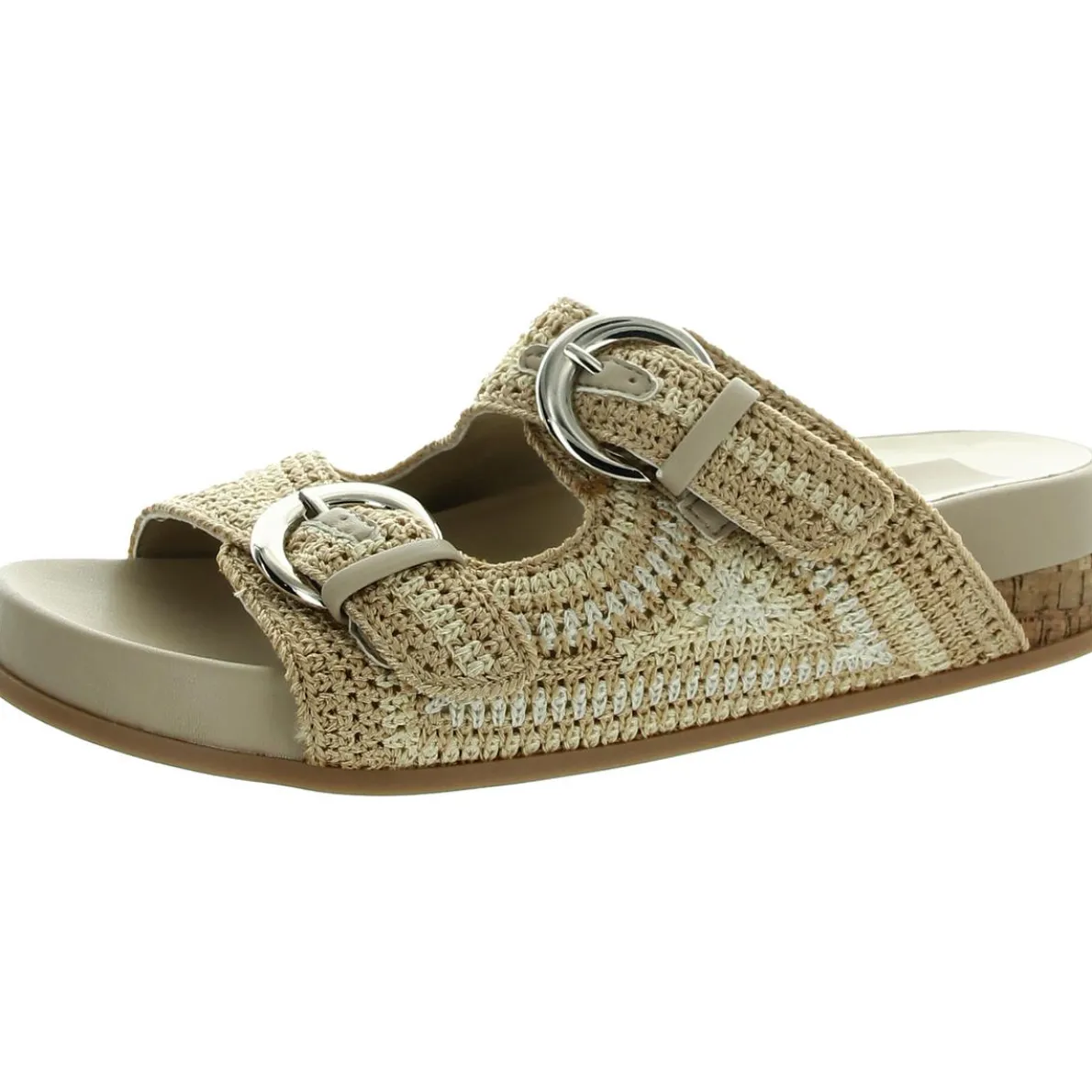 Ralli Buckle Knit Slide Sandals