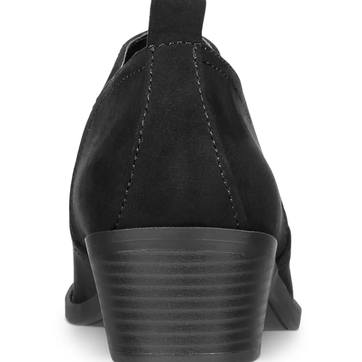 Raniaa Faux Suede Ankle Block Heels