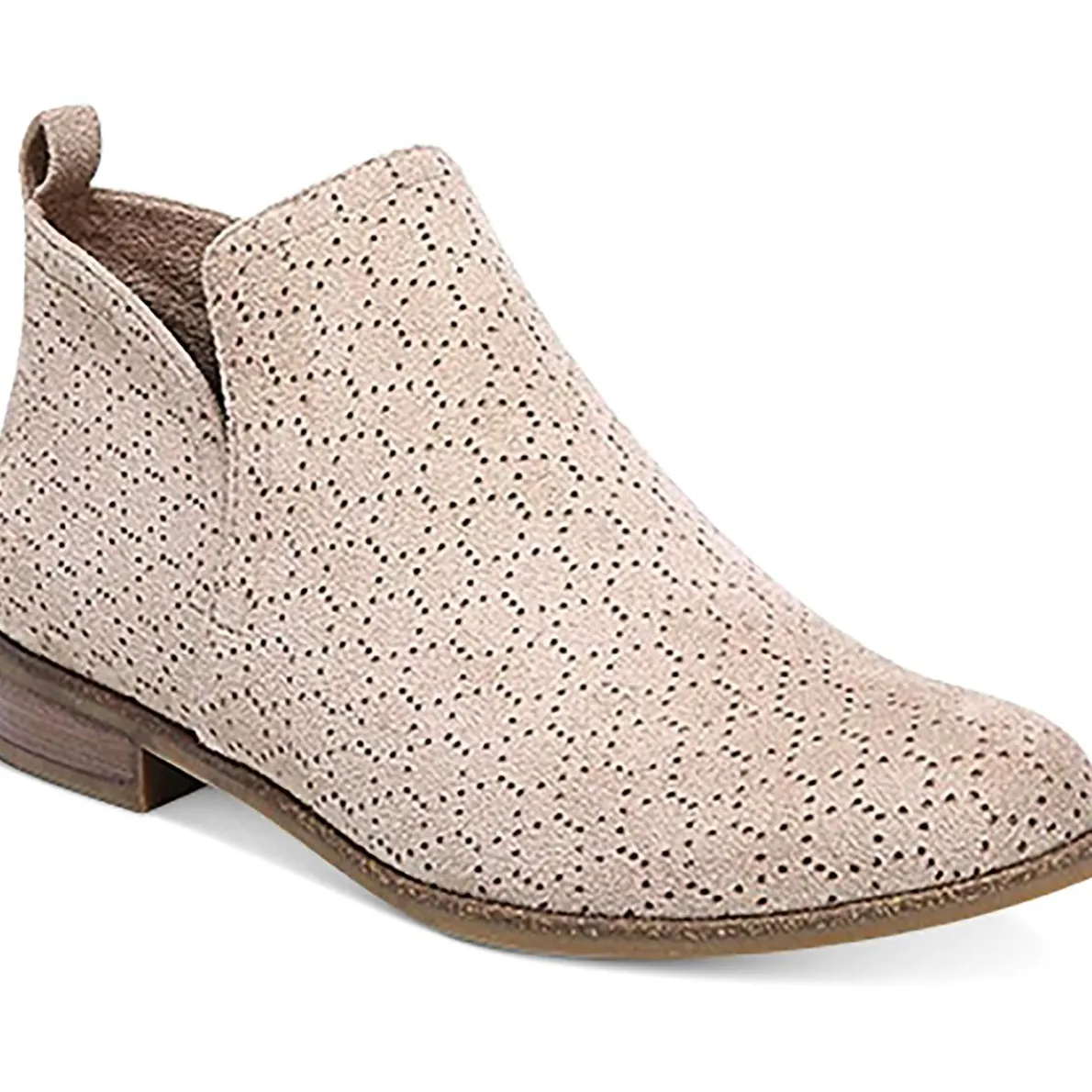 Rate Faux Suede Padded Insole Booties