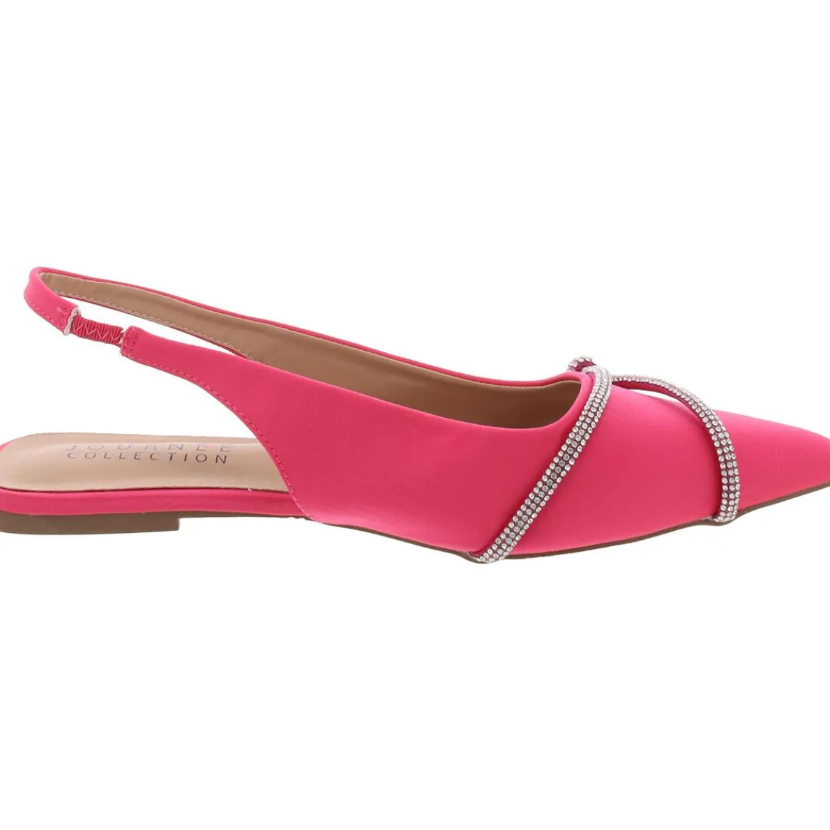 Rebbel Satin Slingback Heels