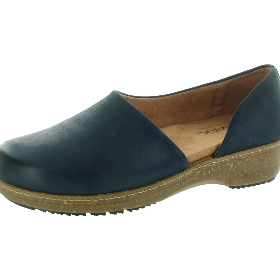 Removable Padding Leather Clogs