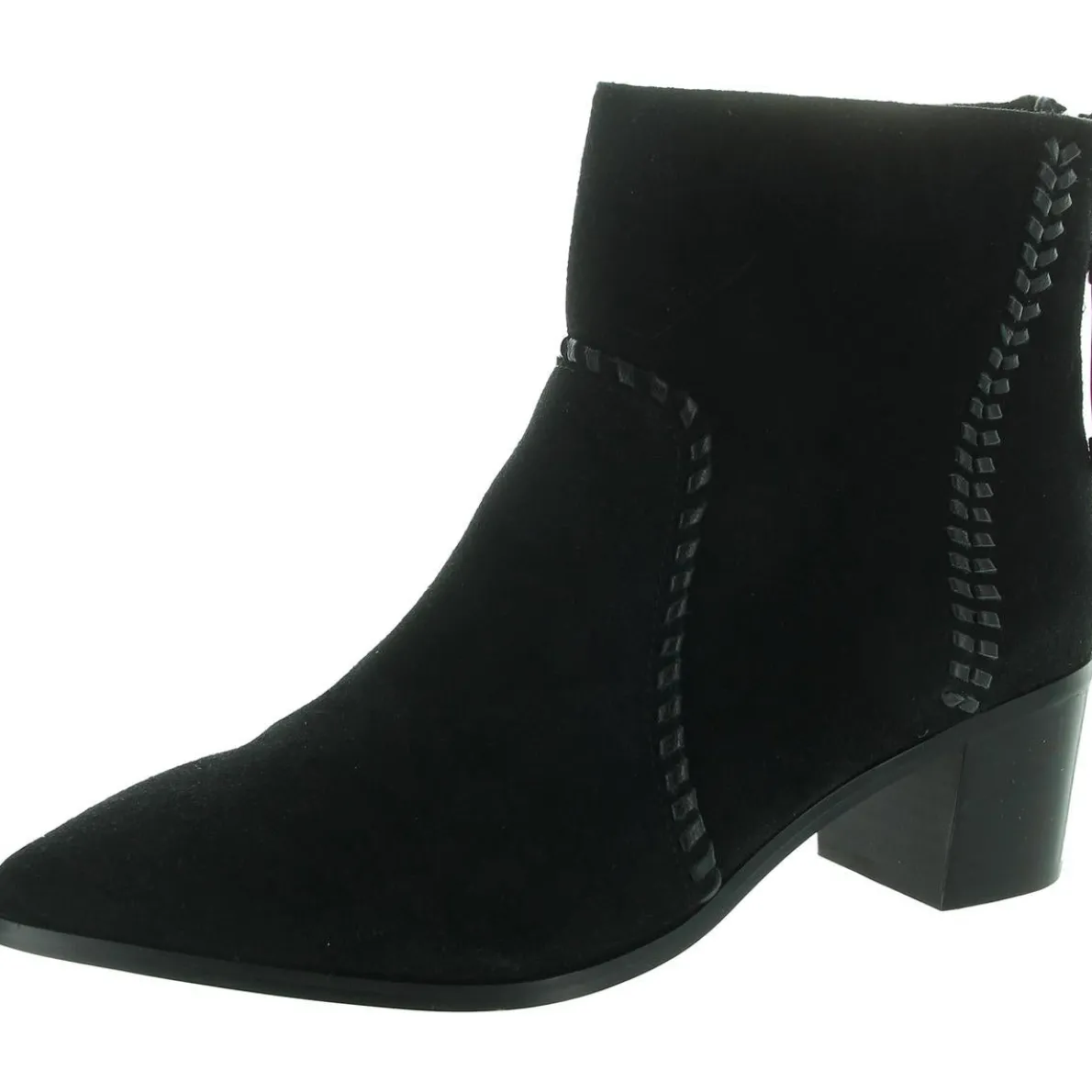 Revamp Zipper Suede Booties