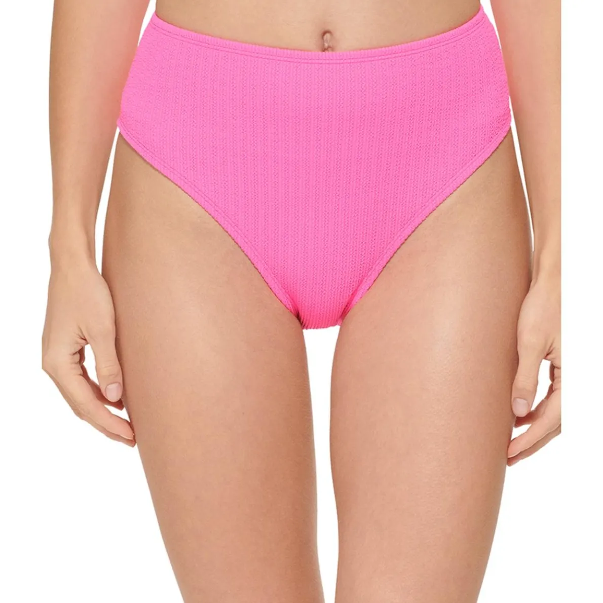 Ribbed High-Waist Swim Bottom Separates