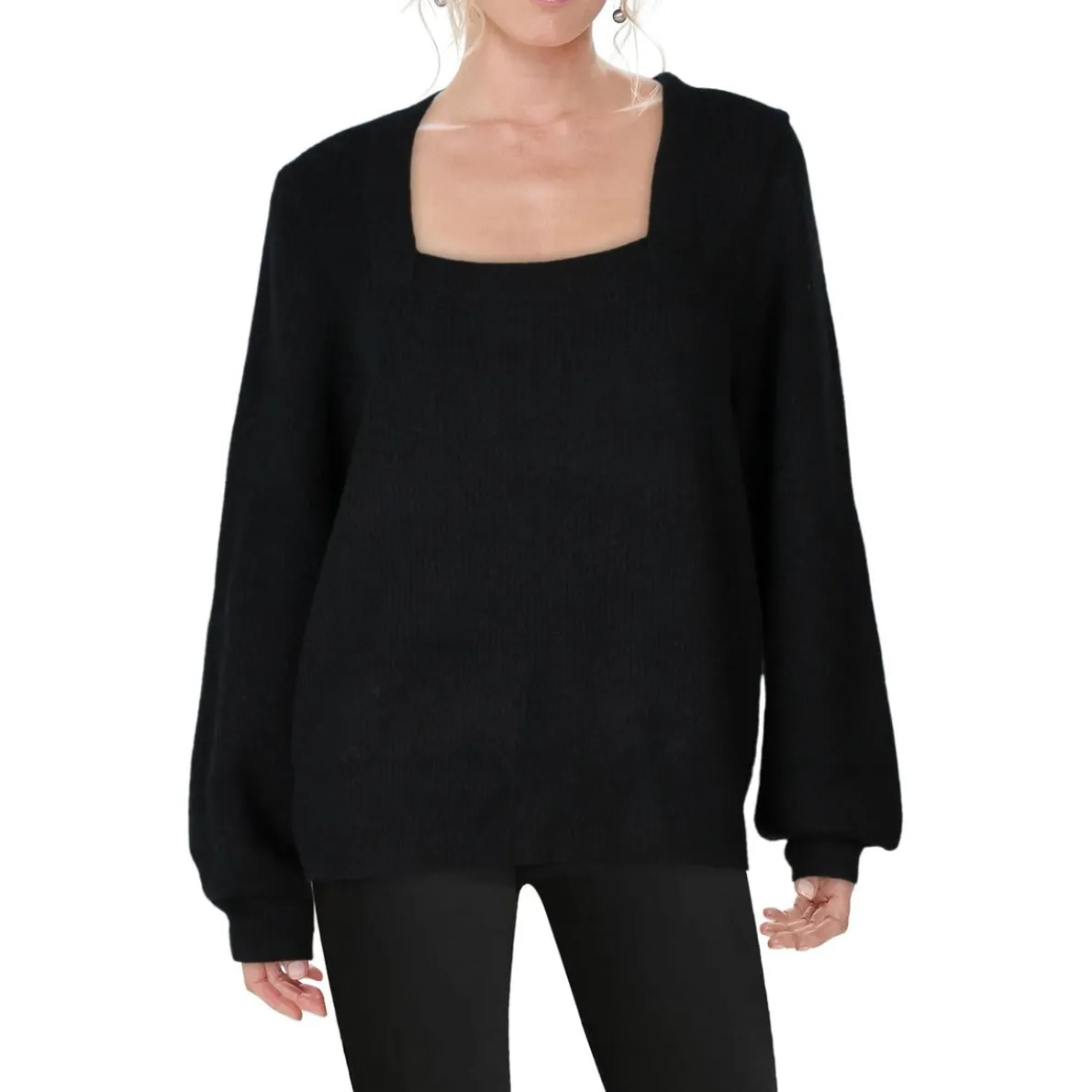 Ribbed Knit Pullover Sweater