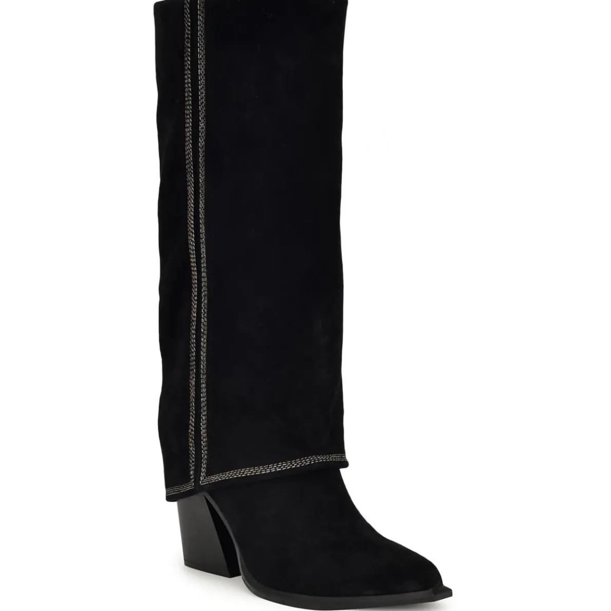 Rimepy Suede Pull On Mid-Calf Boots