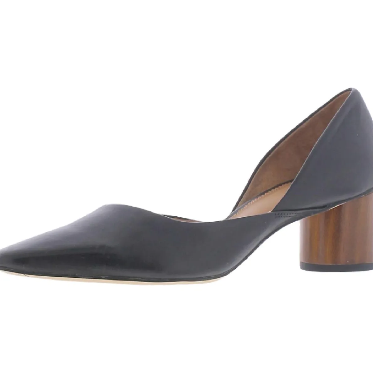Rita Leather Padded Insole D'Orsay Heels