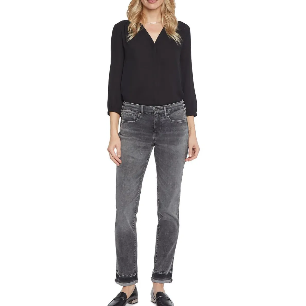 Denim Stretch Ankle Jeans