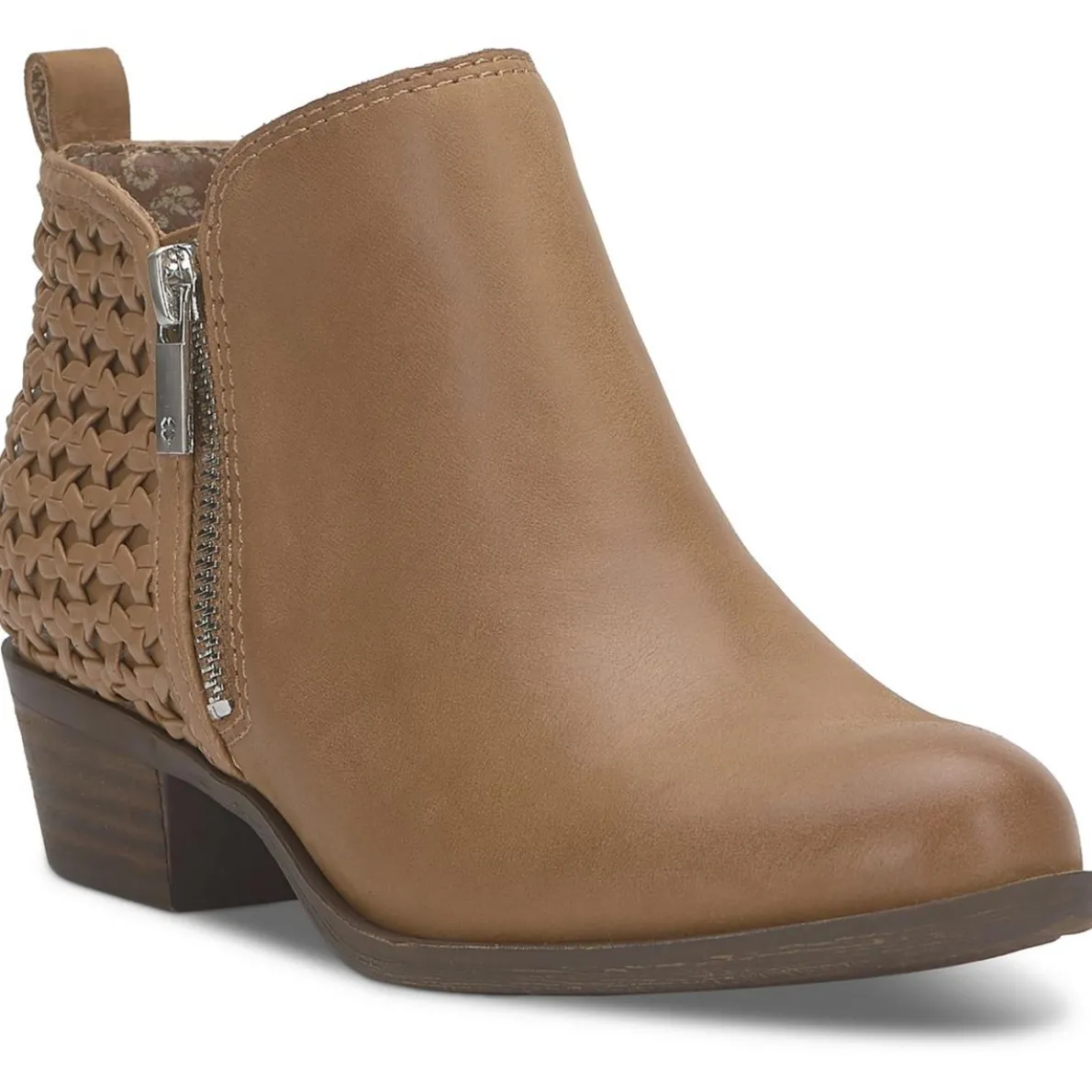 Zipper Leather Booties