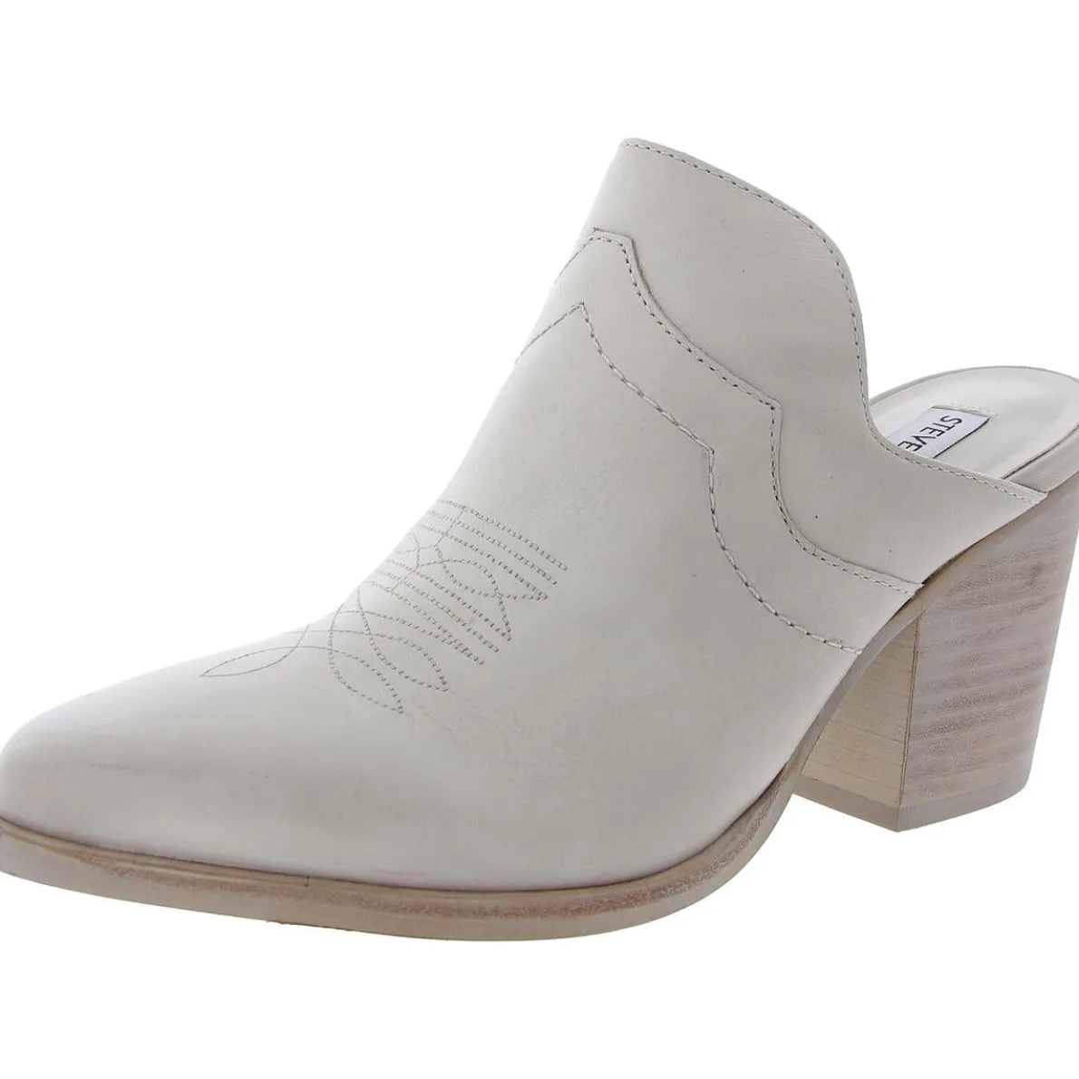 Roseland Embroidered Leather Mules