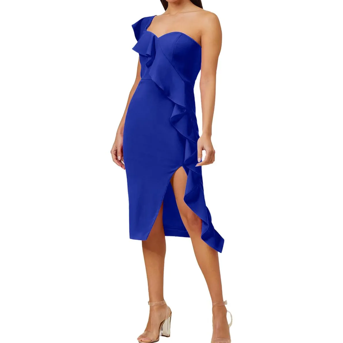 Ruffled Cocktail And Party Dress
