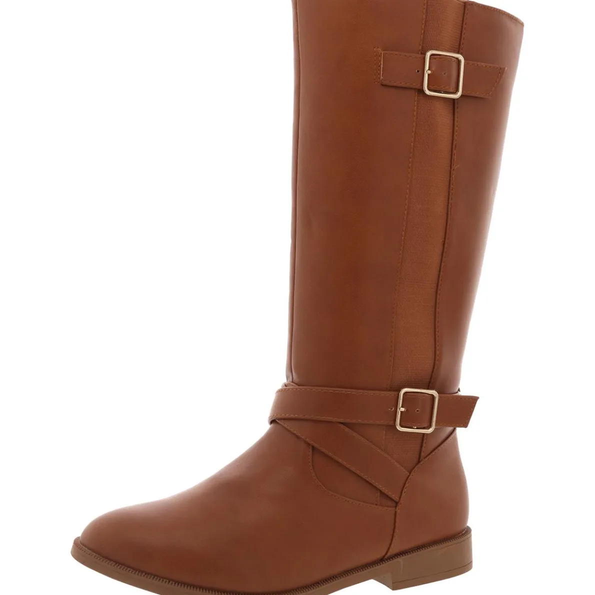 Rylie Zipper Faux Leather Knee-High Boots